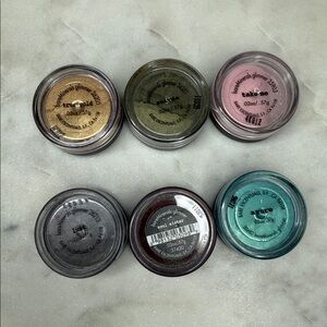 Lot of 6 Bare Minerals ID Glimmer Eyeshadows
